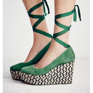 -Free People Wedge Sandals